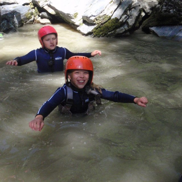 kinder canyoning