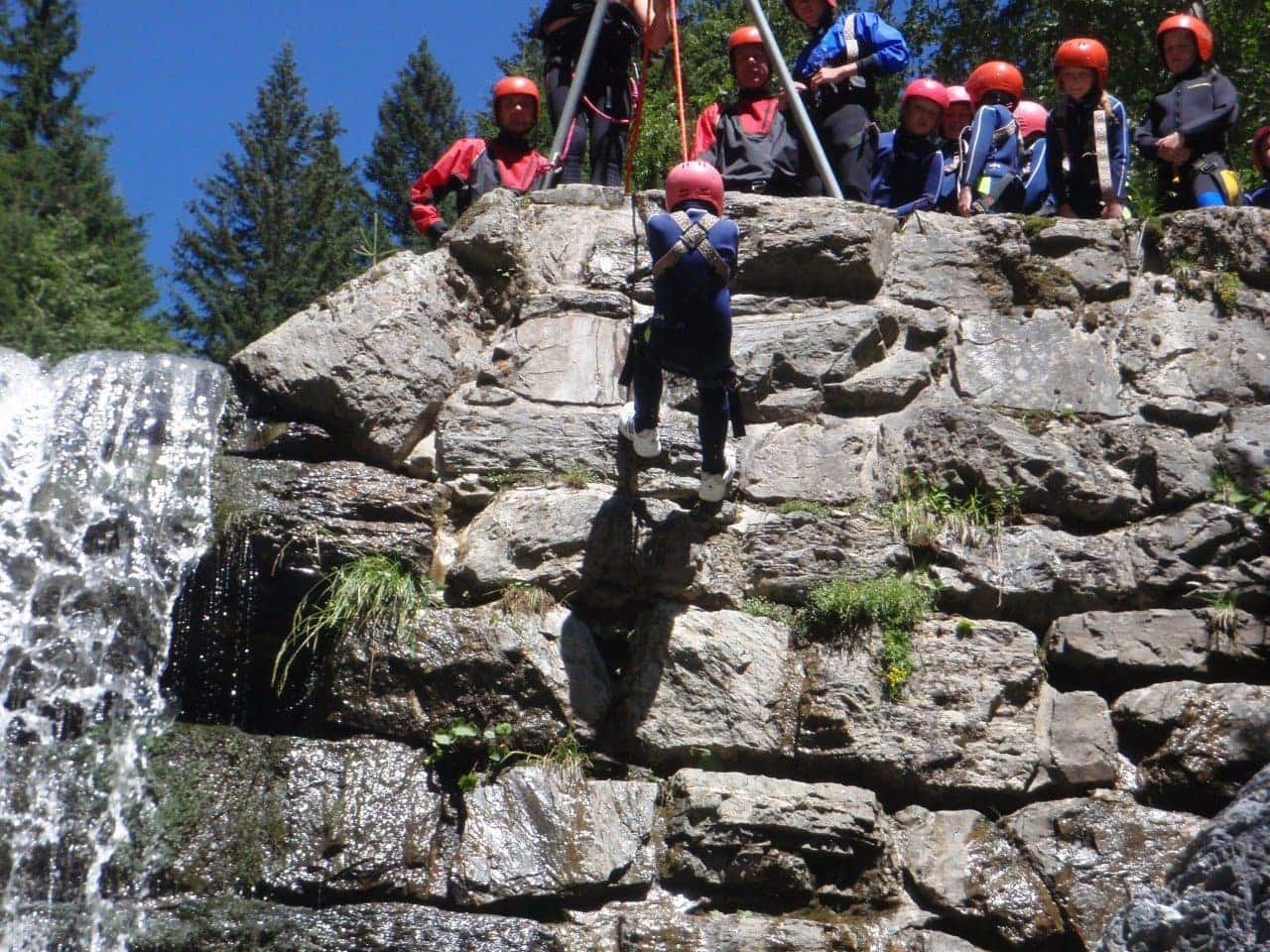 Urlaub mit Teens ab 10 Jahre 1 kinder canyoning2