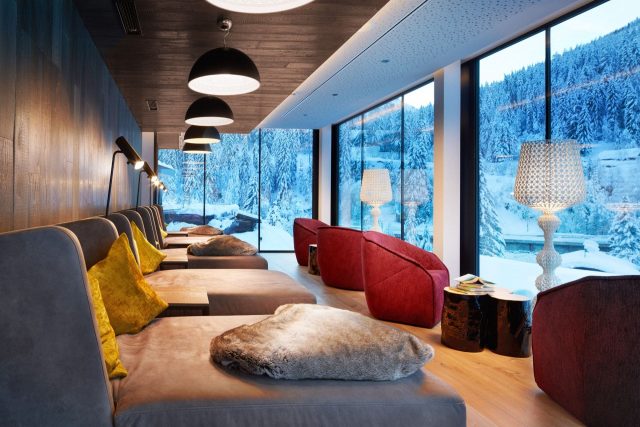 Wellness Lounge Liegen Winter