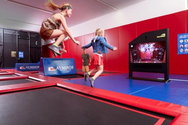 trampolin,familienhotel gerlos