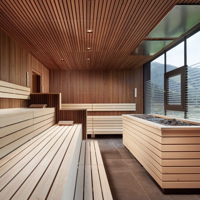 Familyresort Almhof Wellnessturm Sauna