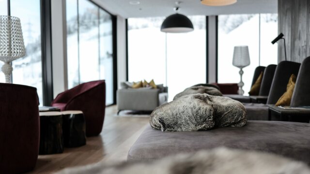 Moderne Lounge mit gemütlicher Sitzgelegenheit