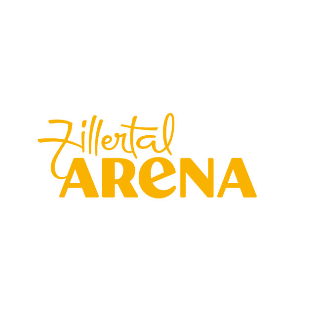 Logo der Zillertal Arena in Gelb